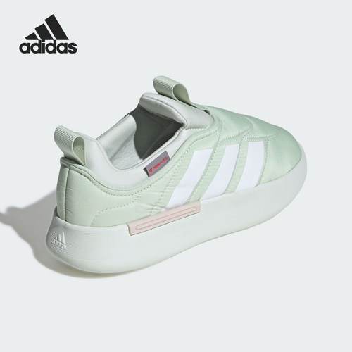 阿迪达斯男女保暖可踩跟休闲棉鞋