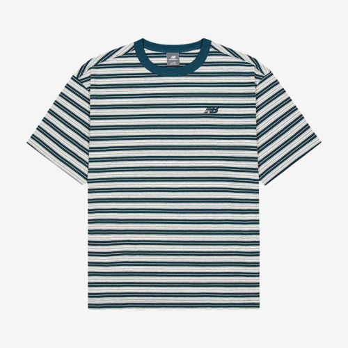 New Balance新百伦正品Classics系列男条纹短袖T恤MT61H5D9-AAV