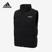 男女立领保暖轻薄羽绒马甲JL9563 新款 Adidas 阿迪达斯正品