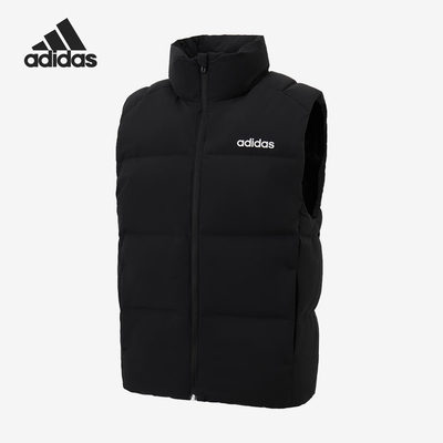 Adidas/阿迪达斯正品新款男女立领保暖轻薄羽绒马甲JL9563