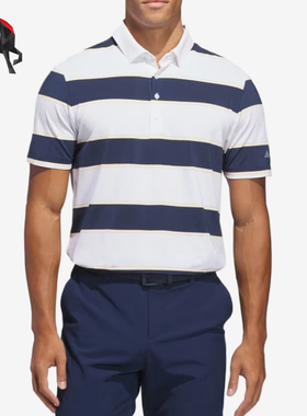 Adidas/阿迪达斯正品Ultimate365新款男经典白蓝色POLO衫JZ0475