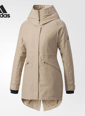 Adidas/阿迪达斯正品新款运动休闲女子两件套连帽棉服外套 BQ8679