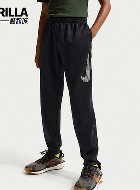 Nike/耐克正品Multi大童休闲松紧腰印花束脚运动长裤IF2429-010