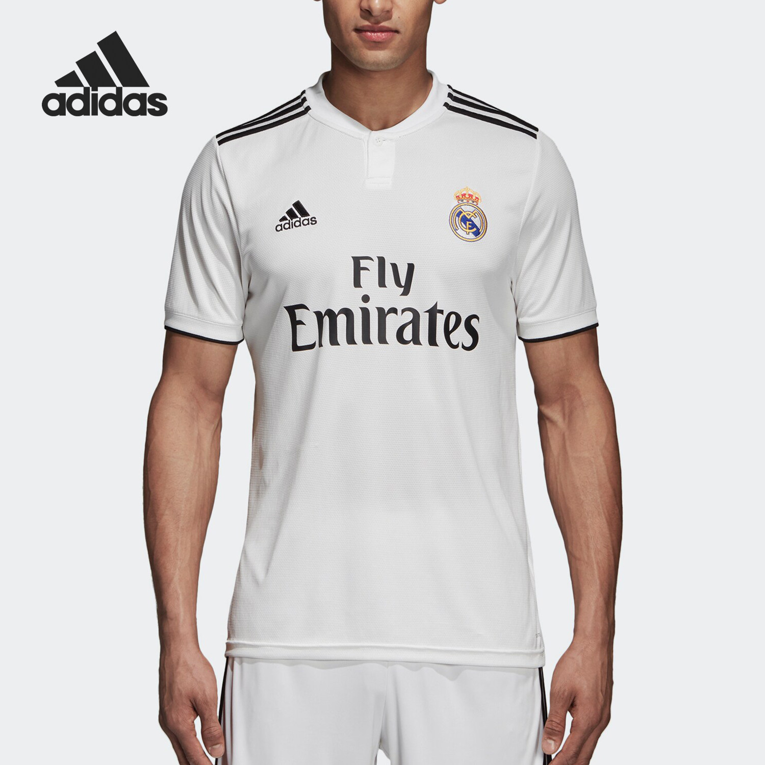 Adidas/阿迪达斯正品REAL TR JSY 皇马球迷版主场足球服T恤DH3372