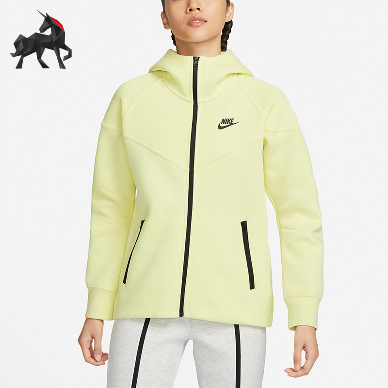 Nike/耐克正品秋季女士经典连帽宽松针织休闲外套FB8339-331