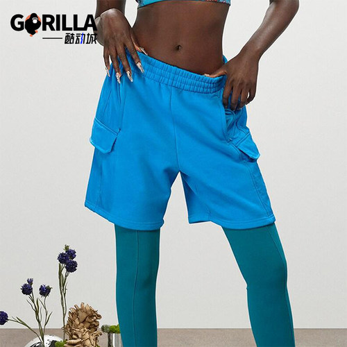 Adidas/阿迪达斯正品originals男女工装经典日常宽松短裤HN7050