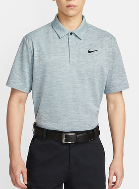 Nike/耐克正品Tour Dri-FIT男士高尔夫翻领经典短袖T恤FZ7476-395