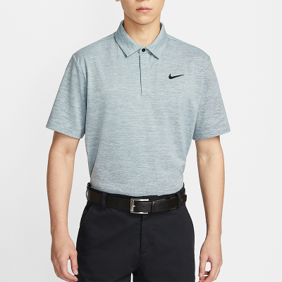 Nike/耐克正品Tour Dri-FIT男士高尔夫翻领经典短袖T恤FZ7476-395