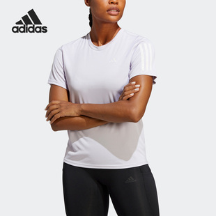新款 Adidas 阿迪达斯正品 夏季 T恤IC5192 女子圆领跑步运动短袖