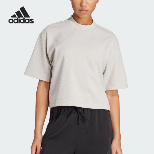 Adidas/阿迪达斯正品YOGAMOTIONWAFLET-SHIRT经典短袖T恤JM4476