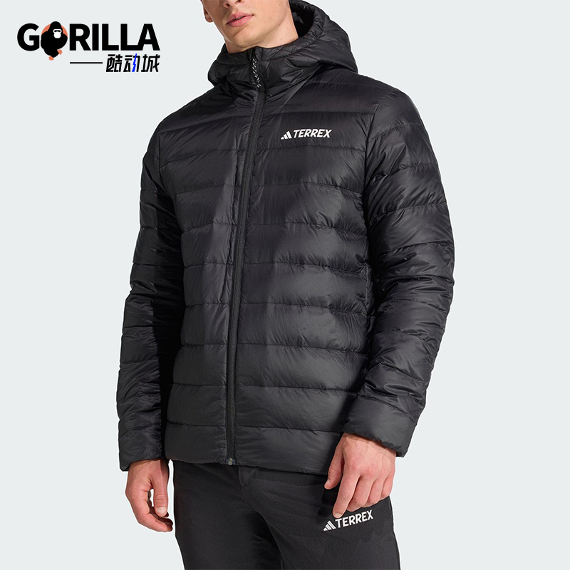 Adidas/阿迪达斯正品2025 MULTI男士休闲保暖户外羽绒服KB2176