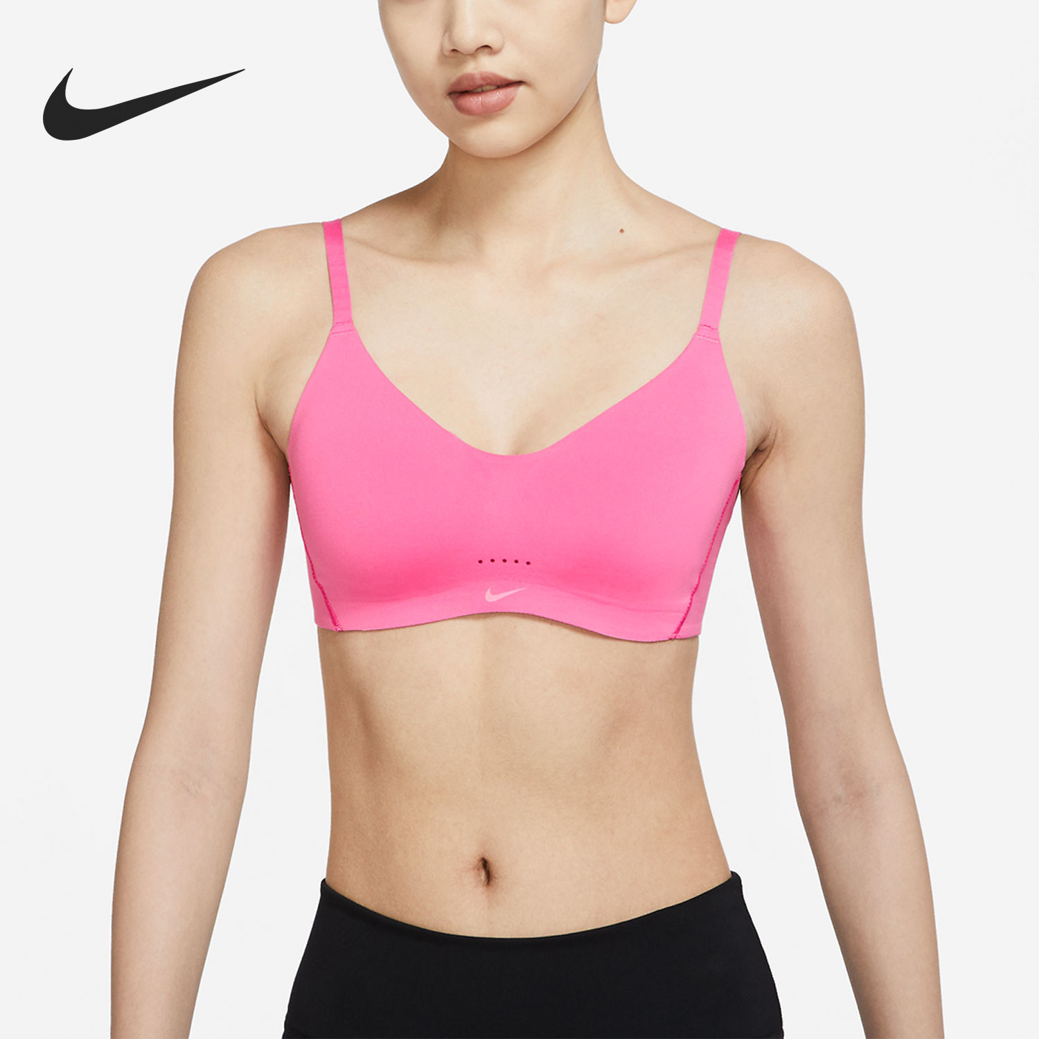 Nike/耐克正品2025女士印花透气瑜伽细带训练运动内衣DM0527-684