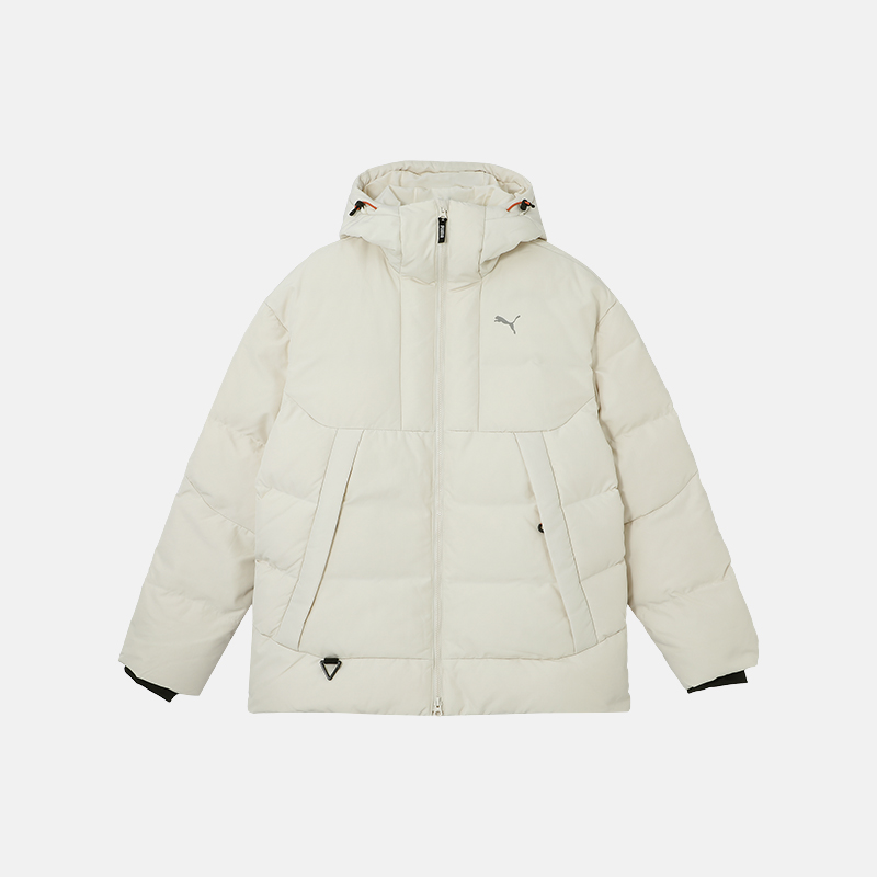 彪马男士运动连帽保暖长袖羽绒服