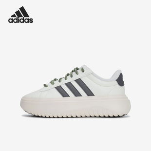 厚底柔软休闲鞋 Adidas 女士时尚 阿迪达斯官方正品 IH2427 2024新款