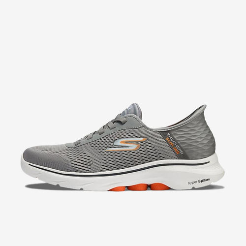 Skechers斯凯奇正品GO WALK 7男舒适百搭低帮跑步鞋216648WW-GYOR