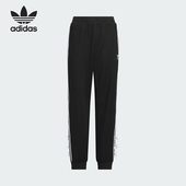 Adidas HY2195 针织长裤 阿迪达斯正品 三叶草女童束脚宽松日常时尚