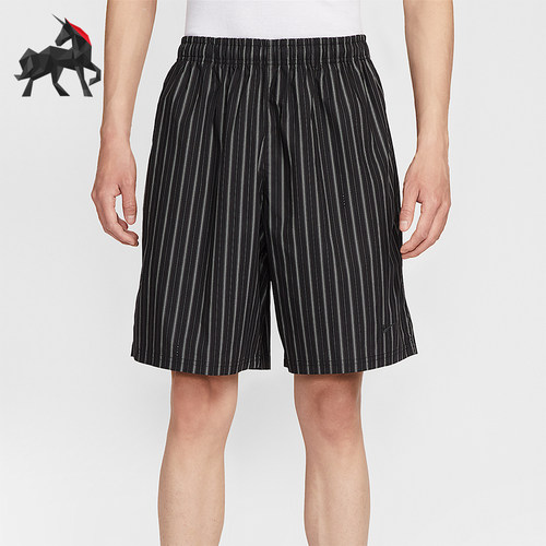 Nike/耐克正品Sportswear男士梭织条纹印花休闲短裤IF0378-010