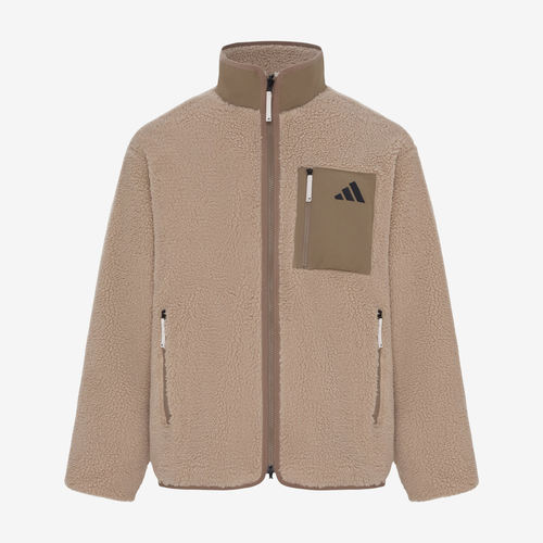 Adidas阿迪达斯正品SHERPA男女保暖宽松弹力拉绳可调节夹克LH2249