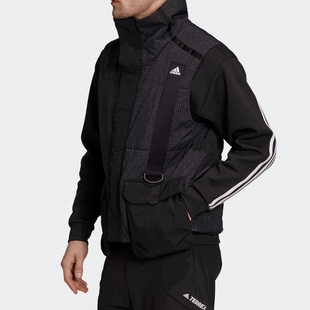 Adidas/阿迪达斯正品当季新款男子冬季户外运动夹棉背心 FT2465