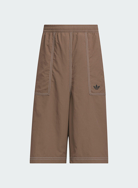 Adidas/阿迪达斯正品三叶草儿童运动梭织日常宽松户外短裤KG6630