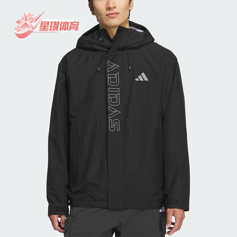 Adidas/阿迪达斯正品V WV JKT男女休闲连帽宽松运动外套KF5214
