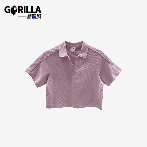 Puma/彪马正品夏季女士翻领潮流时尚经典运动短袖POLO衫682156-60