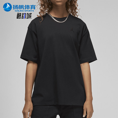 Nike/耐克正品女士徽标宽松运动短袖落肩运动经典袖T恤FN4500-010