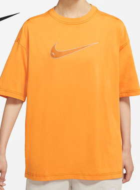 Nike/耐克官方正品当季新款女子休闲时尚运动T恤短袖 DM6212-738