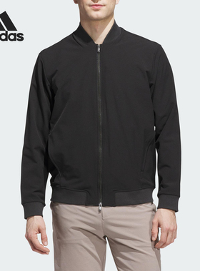 Adidas/阿迪达斯官方正品春秋男士高尔夫飞行员领运动夹克JL5367