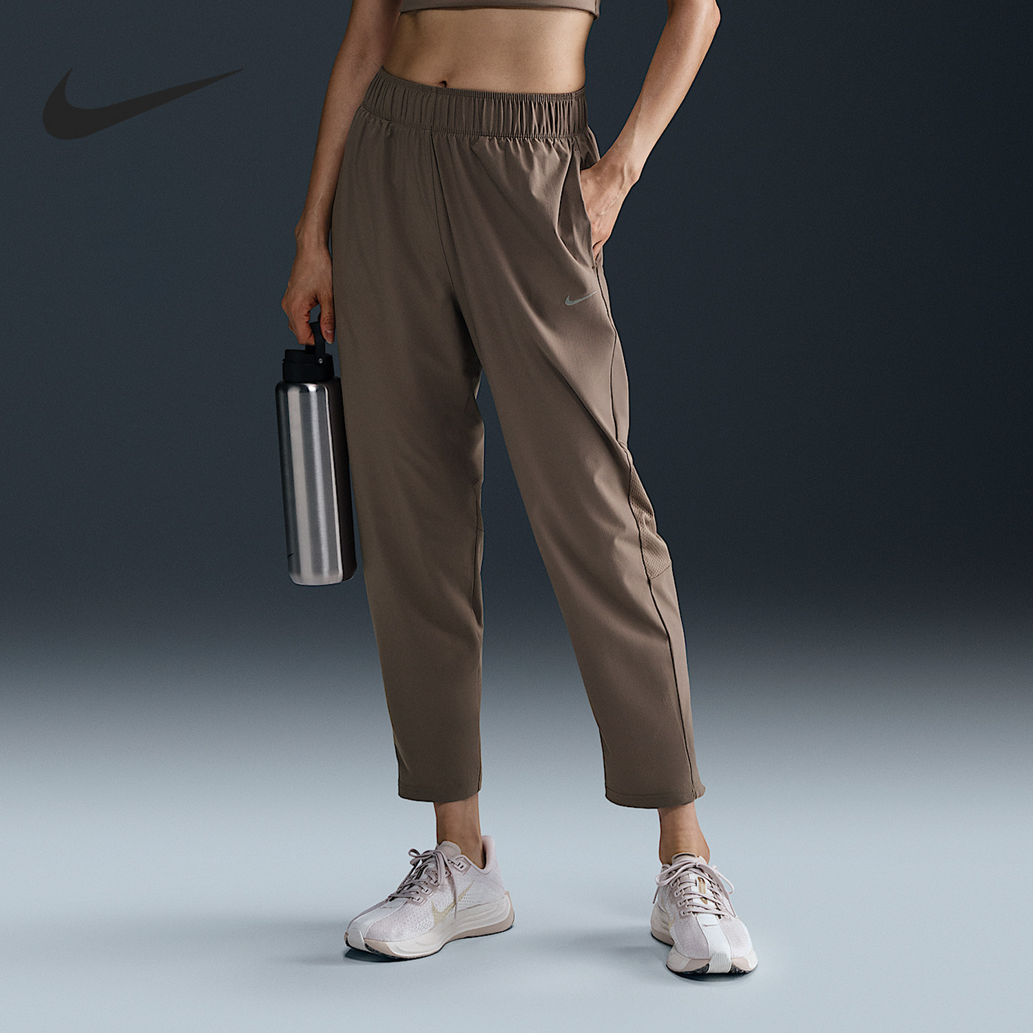 Nike/耐克官方正品春夏女士休闲复古中腰松紧运动长裤FB7030-233,运动服/休闲服装,运动长裤,淘宝优惠券,粉丝福利购,淘宝优惠卷