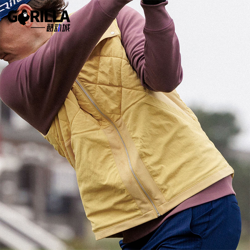 阿迪达斯男士保暖户外马甲