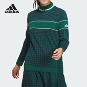 Adidas 格纹拼接卫衣IM7276 PULLOVER女士时尚 阿迪达斯正品