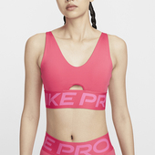 耐克正品 Pro Indy Nike Plunge女士夏运动健身支撑内衣HF7325 629