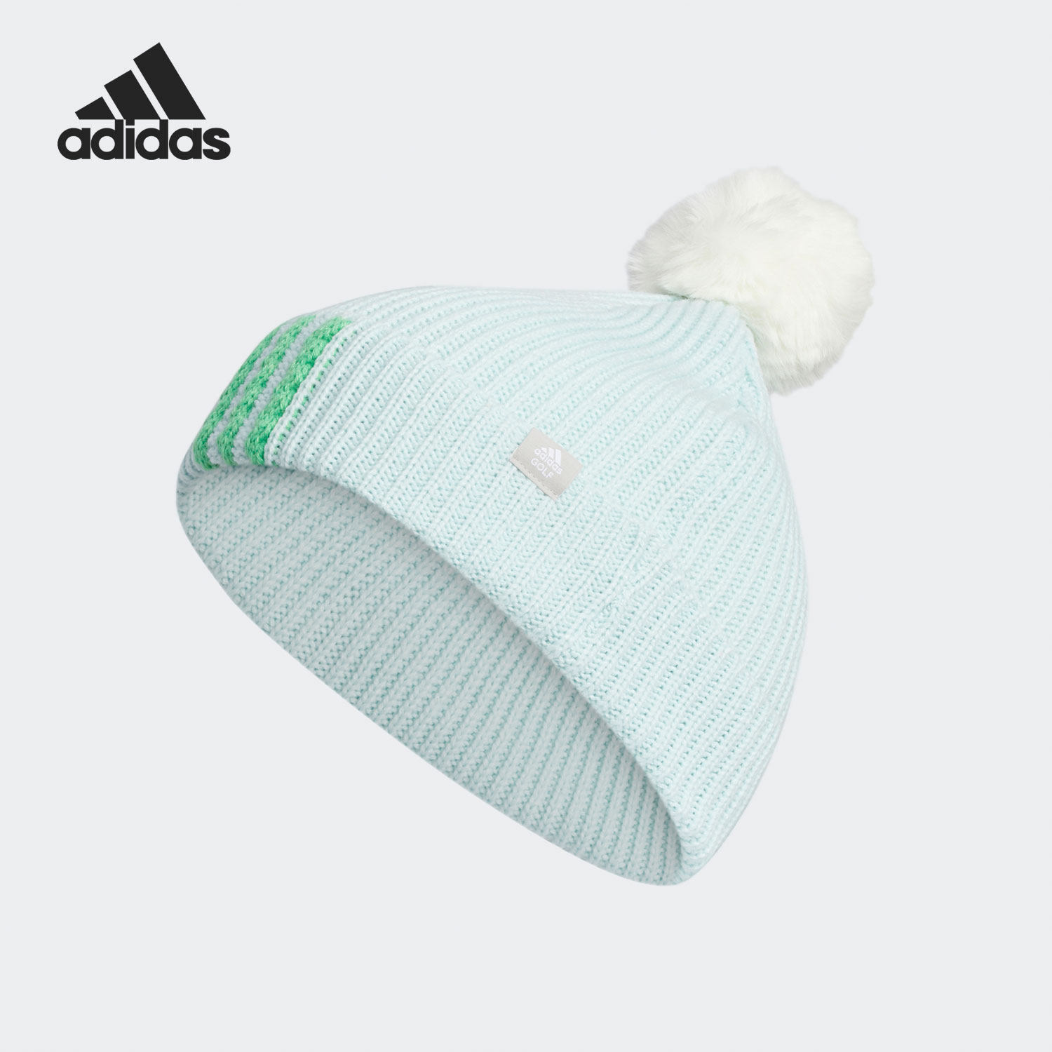 adidas/阿迪达斯官方正品2021新款女子保暖高尔夫毛织帽子gu6147