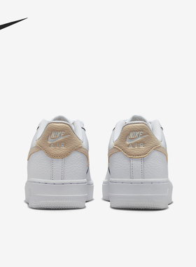 Nike/耐克正品Air Force 1 GS女子大童透气板鞋IO7403-102