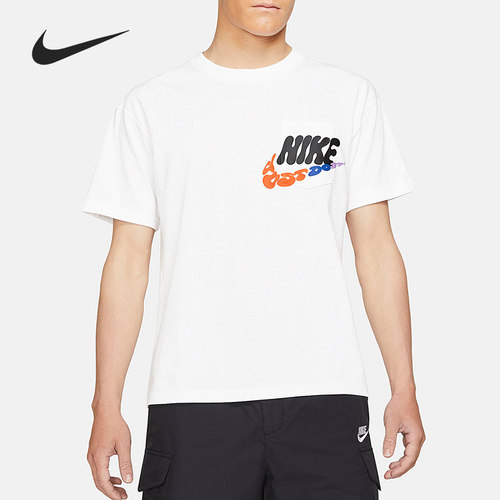 Nike/耐克正品当季新款男子时尚休闲运动短袖T恤DJ1344-100