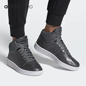 Adidas/阿迪达斯官方正品 NEO男女中帮时尚运动休闲板鞋EE7856