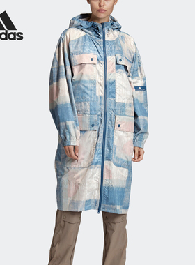 Adidas/阿迪达斯正品 smc PARKA PRINTED 女子运动夹克外套FK9673