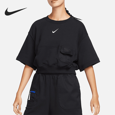 Nike/耐克正品新款女士宽松透气圆领运动短袖T恤DV8039-010
