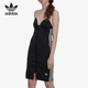 无袖 三叶草女士简约修身 连衣裙HK5084 阿迪达斯正品 Adidas
