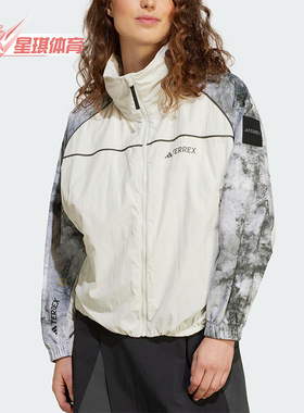 Adidas/阿迪达斯正品NG W.R AOP JK女士宽松经典户外外套JD5836