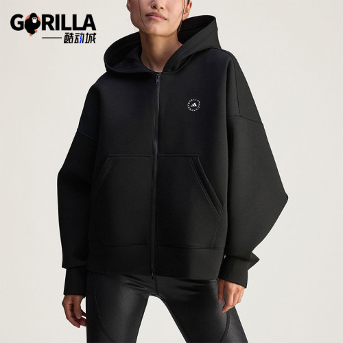 Adidas/阿迪达斯正品SCUBA HD女士休闲宽松连帽运动外套JV7036