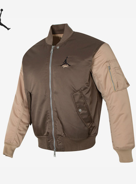 Nike/耐克正品Air Jordan男子休闲夹棉棒球服外套DV7613-274