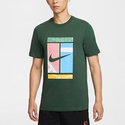 Nike/耐克正品2025男士休闲运动圆领套头针织透气短袖HV1789-323