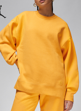 Nike/耐克官方正品24年新款女士加绒保暖宽松圆领卫衣FB5117-752