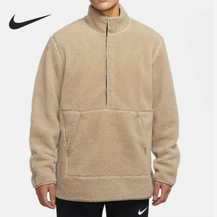 DD2183 Nike 保暖加绒套头卫衣 休闲立领男子时尚 247 耐克官方正品