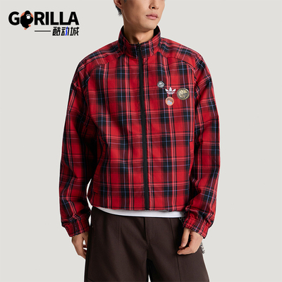 Adidas/阿迪达斯正品三叶草男士透气休闲双面穿运动夹克KT6368