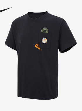 Nike/耐克正品新款宽松透气印花男子休闲运动短袖DR7967-010