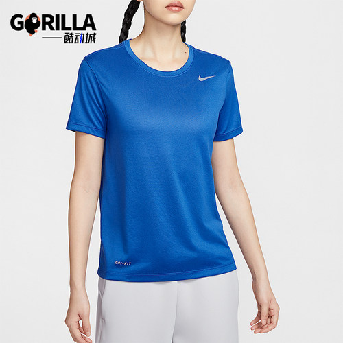 Nike/耐克正品2025新款女士宽松透气经典圆领短袖T恤IB8899-450