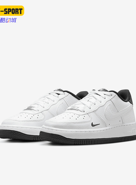 Nike/耐克正品Air Force 1 GS女子大童透气经典板鞋HJ4560-100